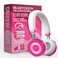 Puro Sound Labs JuniorJam Plus VolumeLimiting Wireless Bluetooth Headphones for Kids Secure Audio with Adjustable OnEar Design 22Hour Battery Life Ideal for Tablets Smartphones PCs Pink