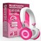 Puro Sound Labs JuniorJam Plus VolumeLimiting Wireless Bluetooth Headphones for Kids Secure Audio with Adjustable OnEar Design 22Hour Battery Life Ideal for Tablets Smartphones PCs Pink