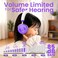 Puro Sound Labs JuniorJam Plus VolumeLimiting Wireless Bluetooth Headphones for Kids Secure Audio with Adjustable OnEar Design 22Hour Battery Life Ideal for Tablets Smartphones PCs Purple