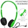 Maeline Bulk Headphones OnEar Wired Headphones Adjustable Headband with Soft Faux Leather Cushions for School Classrooms Libraries Travel 35mm Plug 10 Pack Multicolor