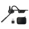 ZIOCOM Air Conduction Headphone Open Ear Headphone with Mic and Noise Canceling aptXLL Bluetooth Wireless Headset with USBAC Dongle Compatible with PCOnline Meeting