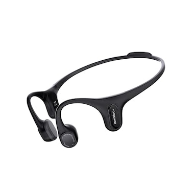mojawa Aerra Bone Conduction Sport Headphones IP67 Waterproof Workout Earphones OpenEar Wireless Bluetooth with Mic Secure and Comfortable for Running and Cycling Black