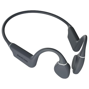 Raycon Bone Conduction Headphones Bluetooth Open Ear Running Headphones Sweat WaterResistant Earbuds with Mic for Sports Workouts 13hr Playtime Gray