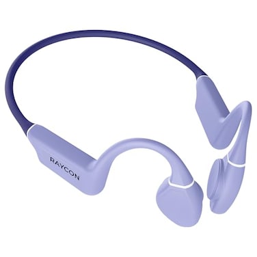 Raycon Bone Conduction Headphones Bluetooth Open Ear Running Headphones Sweat WaterResistant Earbuds with Mic for Sports Workouts 13hr Playtime Purple