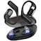 OHAYO Open Ear HeadphonesOver Ear Earbuds with Ergonomic EarhookBluetooth Headphones 54 with Smart Digital Display40H PlaytimeIPX6 WaterproofTouch Control Operate Fit CyclingRunningWorkout