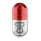Moondrop Pill Open Ear Headphones Bluetooth 60 OWS Hanging Earphones IPX4 Open Ear Clip Wireless Earbuds Builtin AI ENC MD0WS003 RED