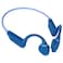 Raycon Bone Conduction Headphones Bluetooth Open Ear Running Headphones Sweat WaterResistant Earbuds with Mic for Sports Workouts 13hr Playtime Blue
