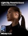 SHOKZ OpenDots ONEOpenEar Headphones ClipOn EarbudsWireless Bluetooth Earbuds with MicrophoneSecure Lightweight ComfortPremium Dolby AudioWater ResistantFast ChargingUp to 40 hrs Playtime