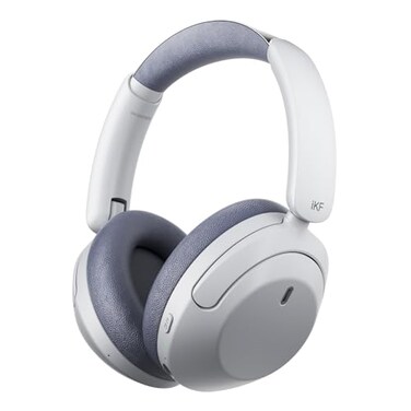 iKFT3 Wireless Headphones Bluetooth 53 Active Noise Cancelling 125H Playtime HiRes Smart App Control 38ms Low Latency Foldable Lightweight Headset for PC Home Travel Office YanYunGrey
