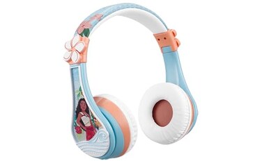 eKids Moana 2 Bluetooth Headphones for Kids Wireless Headphones for School Home or Travel