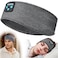 Perytong Sleeping Headphones Bluetooth Headband Soft Long Time Play Sleeping Headsets with Built in Speakers Perfect for WorkoutRunningYogaTravel Darkgray