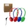 Early Bird Supply Bulk Headphones for School Library Classroom Airplane Hospital Museum Hotel Tours Gym Students Adjustable Disposable Reusable Comfortable Compact and Easy to Store Headsets 30Pack Bl