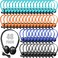 Frienda 48 Pack Classroom Headphones Bulk Wired School Headsets for Students Stereo Headphones with 35 mm Plug for Classroom Online Learning LibraryClassicBlue Orange Navy Black