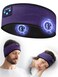 Lullaband Bluetooth Headband Headphones Sleep Headphones for Side Sleepers Comfortable Headband with Thin Speaker Microphone Handsfree Gift