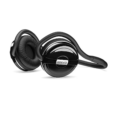 Kinivo BTH240 Bluetooth Headphones Black OnEar Wireless Music HandsFree Calling Builtin Mic Foldable Travel Bag