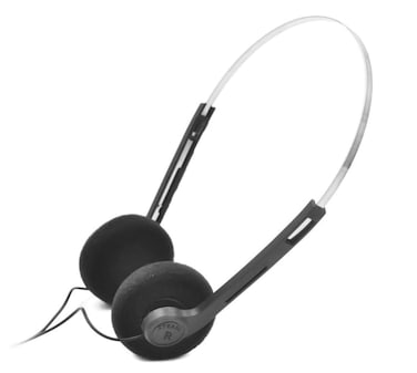 JJLFresheners Retro OverEar HeadphonesWired Stereo HeadphonesHeadphoneLightweight Portable Headphone with Adjustable HeadbandElectronics Black