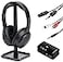 HomeSpot Wireless OverEar Headphones Transmitter Set for TV Movie Bluetooth 53 aptX LL No Delay 50 Hours Immersive Sound Enhanced Volume and Clarity Digital Optical TOSLINK RCA AUX
