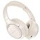 LORELEI QC60 Hybrid Active Noise Cancenlling HeadphonesWireless Over Ear Bluetooth Headsets with mic100H Playtime 3 EQ Mode Deep Bass Memory Earmuffsfor Travel Home OfficeBeige White