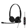 EPOS Impact 100 MS Stereo USBCA Headset with Microphone Microsoft Teams NoiseCancelling Mic Lightweight Call Control USB Adapter Soft Earpads Professional UC Headphones