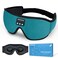 LIGHTIMETUNNEL Sleep Headphones 3D Bluetooth Sleep Mask Washable Sleeping Headphones with Ultra Thin Stereo Speakers Microphone Hands Free for Insomnia Travel