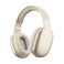 Gabba Goods Wireless Over Ear Bluetooth Headphones with Microphone Wireless Headset Noise Reduction Bluetooth WiredBuilt in Micro SD for Travel Home Work TVPCGamingCellphone Beige