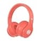 Mokata Headphones Kids Bluetooth 54 Wireless Play Time 68H Safe Volume Limit 8594dB OverEar Foldable HeadsetFast Chargingwith Aux Cord Builtin Mic for Toddler Child Pad Study Tablet Coral