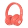 Mokata Headphones Kids Bluetooth 54 Wireless Play Time 68H Safe Volume Limit 8594dB OverEar Foldable HeadsetFast Chargingwith Aux Cord Builtin Mic for Toddler Child Pad Study Tablet Coral