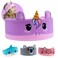 Bandou Original Toddler Kids Headphones Bluetooth Wireless Wired Headband Comfortable Fit Safe Volume Limited Adjustable for Travel Learning and Sleep Sparkle The Unicorn