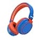 MIDOLA Kids Headphones Wireless Bluetooth 54 68H Play Time Volume Limit 8594dB OverEar Foldable HeadsetTypeC Fast Chargingwith Wired Aux Mic for Toddler Boy Girl Pad Tablet Blue