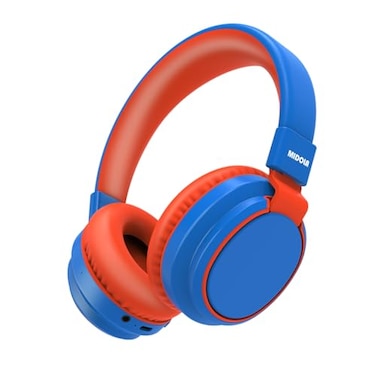MIDOLA Kids Headphones Wireless Bluetooth 54 68H Play Time Volume Limit 8594dB OverEar Foldable HeadsetTypeC Fast Chargingwith Wired Aux Mic for Toddler Boy Girl Pad Tablet Blue