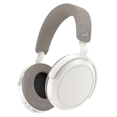 Sennheiser Momentum 4 Wireless Noise Cancelling Headphones Bluetooth Headset for CrystalClear Calls with Adaptive Noise Cancellation OverEar Headphones 60h Battery Life Folding Design White