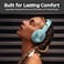 DOQAUS Bluetooth Headphones Over Ear 90H Playtime 3 EQ Modes HiFi Audio ENC Mic Reinforced Durable Frame Soft Earpads for Extended Wear Phone PC Travel