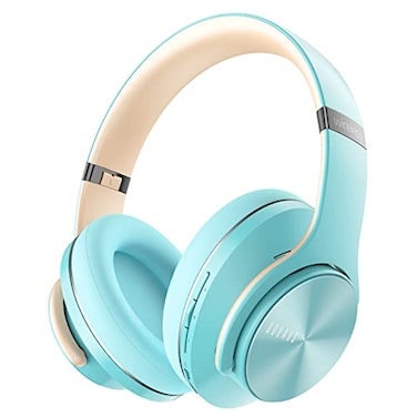 DOQAUS Bluetooth Headphones Over Ear 90H Playtime 3 EQ Modes HiFi Audio ENC Mic Reinforced Durable Frame Soft Earpads for Extended Wear Phone PC Travel