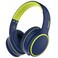 RORSOU B10 Wireless Bluetooth OverEar Headphones Lightweight Folding Stereo Bass Headset with Mic 50H Playtime Volume Control Bluetooth 53 Headphones for iPadTravelTabletPC Blue