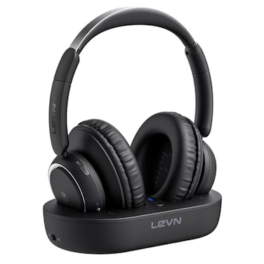 LEVN Wireless Headphones for TV Watching TV Headphones Wireless for Seniors with Transmitter Charging Base Hearingimpaired No Audio Delay Blutooth 52 Plug and Play Gifts for Elderly