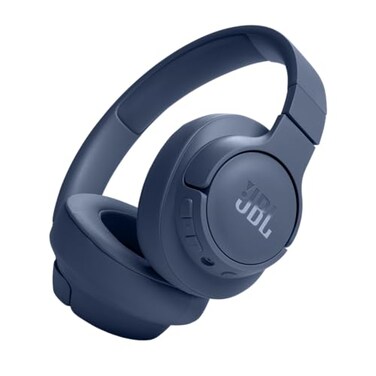 JBL Tune 720BT Wireless OverEar Headphones with JBL Pure Bass Sound Bluetooth 53 Up to 76H Battery Life and Speed Charge Lightweight Comfortable and Foldable Design Blue