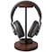 Bliocefo Headphone Holder Stand for Desk Wood and Metal Headset Hanger Mount Hook Gaming Holder Desktop Earphone Artful Functional Craftsmanship Stand for All Headsets with Solid Wooden Base