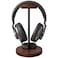 Bliocefo Headphone Holder Stand for Desk Wood and Metal Headset Hanger Mount Hook Gaming Holder Desktop Earphone Artful Functional Craftsmanship Stand for All Headsets with Solid Wooden Base