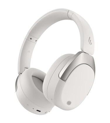 Edifier W830NB Wireless Over Ear Headphones with 45dB Active Noise Cancelling 94H Playtime LDAC HiRes Sound Spatial Audio Fast Charging Multipoint Connection Bluetooth V54 Sandwhite