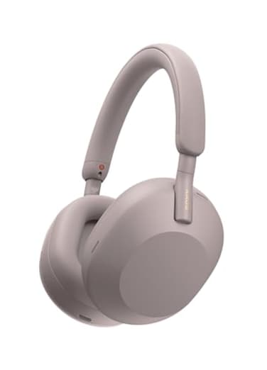 Sony WH1000XM5 Premium Noise Canceling Wireless Headphones Auto NC Optimizer 30Hour Battery Alexa Voice Control Smoky Pink