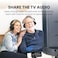 Avantree HT41899 Plus 2 Dual Bluetooth Wireless Headphones for TV Watching with Transmitter Charging Docks aptX Adaptive Low Latency Support Compatible with Optical 35mm AUX TVs