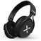 BlueAnt Pump X Wireless OverEar Headphones Bluetooth Powerful Bass Active Noise Cancelling Transparency Mode Interchangeable Ear Cups AllDay Comfort for Gym and Training BlackSilver
