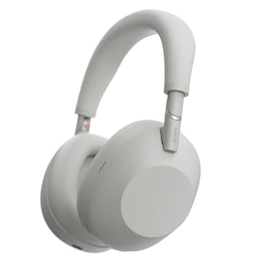 Sony WH1000XM6 The Best Noise Canceling Wireless Headphones HD NC Processor QN3 12 Microphones Adaptive NC Optimizer Mastered by Engineers StudioQuality 30Hour Battery Platinum Silver