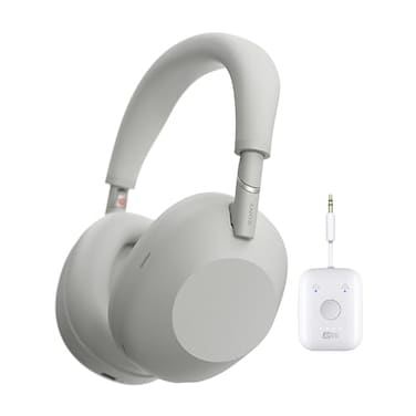 Sony WH1000XM6 Wireless NoiseCANCELING Headphones Bundle Silver