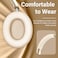 Wentronic Y05 Bluetooth Headphones Wireless Over Ear with Microphone 48 Hours Playtime High Sound Quality Foldable Soft Earpads Earphones for Travel Starlight