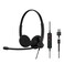 EPOS Impact 100 UC Stereo USBCA Headset with Microphone Universal Communications NoiseCancelling Mic Lightweight Call Control USB Adapter Soft Earpads Professional Business Use