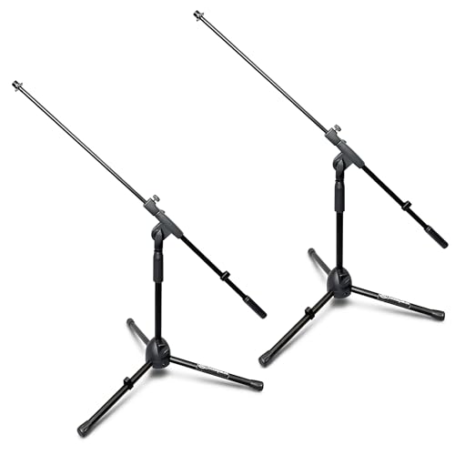 axaaxcessables Axaaxcessables Lowprofile Microphone Tripod Stand With Boom Arm