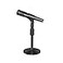 GZGDLJQ Small Desk Mic stand Desktop Microphone Stand Adjustable Steel Table Mic Stand with Microphone Clip for Blue Yeti Snowball 10 Inch14 Inch