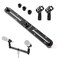 Simplurfi Stereo Array Spacing Microphone Mount with Ruled Markings Holds 2 Mics XY and ORTF Mic TBar Bracket Fits 38 and 58 Mic Stands with Included Adapter MICBARCLIPMARK