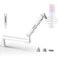 Aokeo Microphone Arm AK55 Desk Low Profile Adjustable Mic Boom Arm StandSuitable For Blue YetiSnowball iCE HyperX QuadCastSoloCastElgato WaveEtc